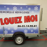 Remorque frigorifique 4m3